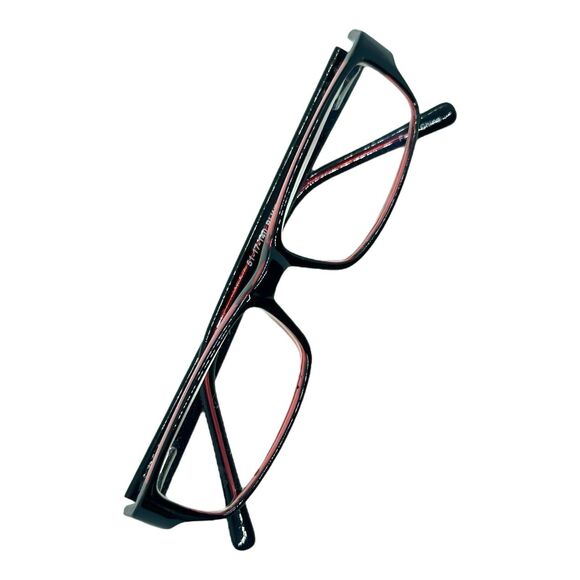 Enhance Eyewear 3893 CE Black/Burgundy 51-17-140 Full Rim Eyeglasses Frame - Picture 10 of 15